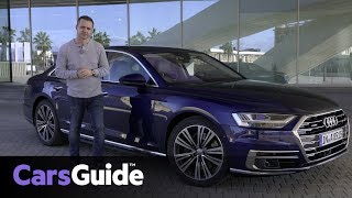 Audi A8 2018 review first drive video [upl. by Poppy]