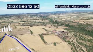 Kırklareli merkezde satılık imara yakın 3989 m2 arazisatılık tarla [upl. by Pastelki]