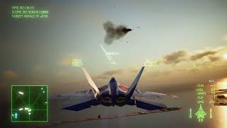 Ace Combat 7 Skies Unknown  Mission 15 Battle for Farbanti  F22A Phoenix Skin [upl. by Dylane]