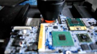 IR BGA reflow of a Dell D620 Intel laptop with a Nvidia G86620A2 chip to fix a no video issue [upl. by Mack]