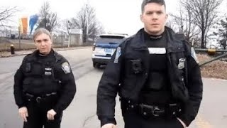 TURN OFF YOUR CAMERA AND WALK AWAY NOPE id refusal first amendment audit [upl. by Alyac494]