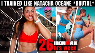 I Trained Like Natacha Oceane BRUTAL Ironman Workouts [upl. by Almira586]