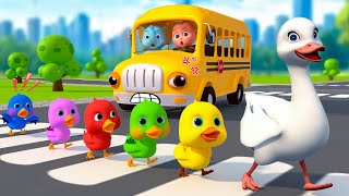 Wheels On The Bus Animal Song For Toddlers  More Nursery Rhymes amp Kids Songs  Baby SumoCoco [upl. by Zeralda]