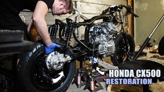 ReBuilding the Craigslist CX500 Part 1  Cafe Racer Build [upl. by Ahsinawt]