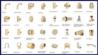 Plumbing Materials Names and Pictures  Plumbing Fittings Name  Plumbing Work  Plumbing Fixtures [upl. by Bower457]