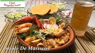 POZOLE DE MARISCOS RECETA DELICIOSA [upl. by Isabelle]