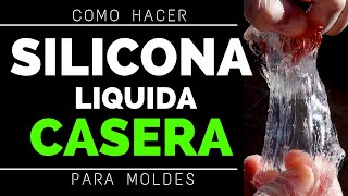 ✅ Como Hacer SILICONA LIQUIDA CASERA para MOLDES [upl. by Mosa]