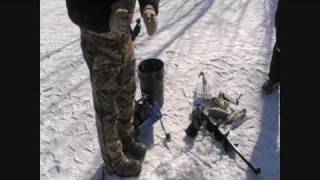 Fun Old Men Ice Fishing Bluegill Trip [upl. by Selinski453]