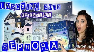 UNBOXING CALENDRIER DE LAVENT SEPHORA 2018 [upl. by Gyasi]