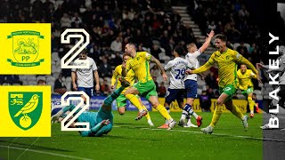 HIGHLIGHTS  Preston North End 22 Norwich City [upl. by Netsrijk]