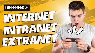 Difference Between Internet Intranet And Extranet  Web Development Tutorials 10 [upl. by Nairoc352]