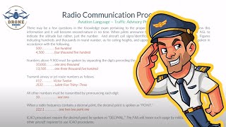 FREE FAA Part 107 Remote Pilot Lesson Radio Communications amp Phraseology Applicable thru 2024 [upl. by Ociral]