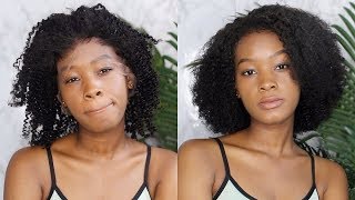 Turning a Full Lace Wig into a Half Wig  Afsisterwig [upl. by Sivi]