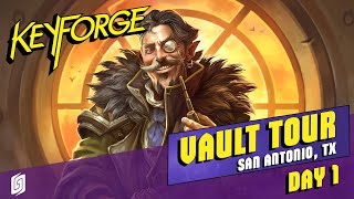 KeyForge Vault Tour 2024  San Antonio TX Day 1 [upl. by Dnalyram]