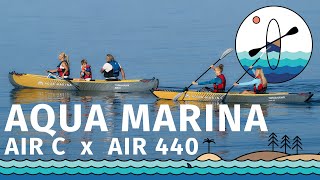 PADLUJTECZ Recenze  porovnání kajaku a kánoe Aqua Marina Tomahawk 440 vs C3 [upl. by Cristobal336]