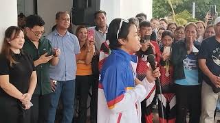 Ang pagdatimg ni Aira Villegas sa Tacloban City Hall👏💪🥰 [upl. by Namlaz]