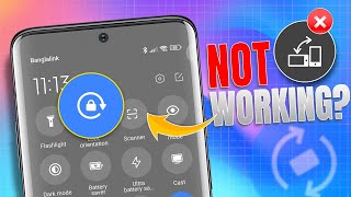 How to Fix Auto Rotate Not Working on Xiaomi Phone  Xiaomi Screen Not Rotating [upl. by Inaliel]