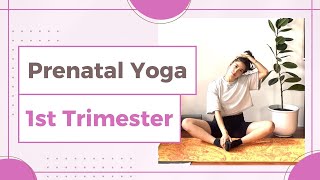 Gentle Prenatal Yoga  First Trimester  10Minute Daily Practice [upl. by Analiese]