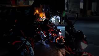 Full led light installation bike 💥😱automobile shortfeed youtubeshorts [upl. by Aihsemat]