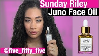 Sunday Riley Juno Hydroactive Cellular Face Oil Review [upl. by Apul626]