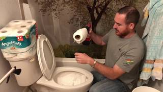 How to Clog and Unclog a Stopped Up Toilet That Won’t Flush [upl. by Aitnic]