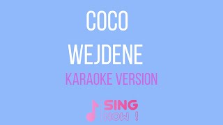 WEJDENE  COCO  KARAOKE VERSION [upl. by Aixela]