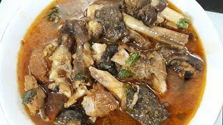 Hyderabadi nahari recipe paya zaban mutton nahari recipe in urdu hindi [upl. by Devonne]