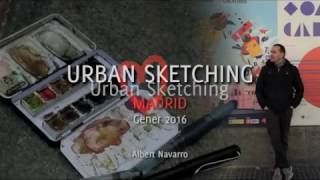 Urban Sketching MADRID 2016 [upl. by Nyliuqcaj]