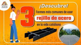 3 Formas más comunes de usar Rejilla de Acero en la vida cotidiana 👷🏻‍♂️ [upl. by Ideih455]