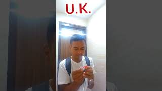 Uk Visa stamp passport collection From VFS visa moment and memories sushan visa vlog [upl. by Ikkaj]