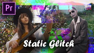 STATIC GLITCH Transition In Adobe Premiere Pro [upl. by Mayhew42]