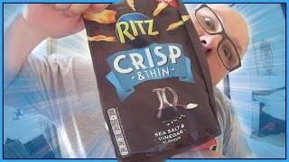 Ritz Crisp amp Thin Sea Salt amp Vinegar Review [upl. by Ydoow790]