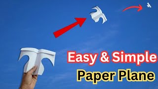 Easy amp Simple Paper Plane  Flying like bird 🐦  Best Flying bird plane [upl. by Xilef]