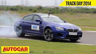 Autocar Trackday 2014 With Narain Karthikeyan  BMW M6 Gran Coupé  Autocar India [upl. by Kee]