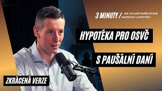 Hypotéka pro OSVČ  Co potřebujete vědět o paušální dani [upl. by Giarg]