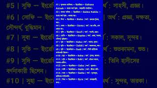 S বা স দিয়ে মেয়েদের ইসলামিক নাম। S diye meyeder islamic sundor nam [upl. by Eenitsed]