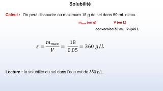 Mélanges et Solubilité [upl. by Yehc]