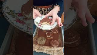 Tiramisu Cookies xxl ♡ food recipe virslshorts cookies [upl. by Tesler]