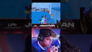 JONATHAN GAMING INCREDIBLE 1V4 CLUTCH 😱🔥 HACKER OR WHAT jonathangaming jonathan1v4 bgmi [upl. by Amek]