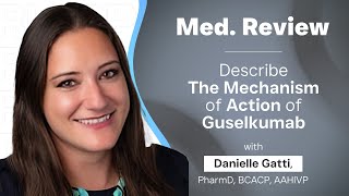 Medication Review Video Module  Describe The Mechanism of Action of Guselkumab [upl. by Anatol423]