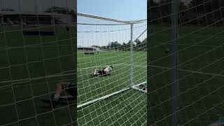 UPPER 90 SAVES🧤 footwork athleticism goalkeeper gk gktraining footy futbol trending soccer [upl. by Anoif]