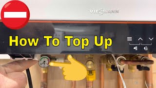 How To Repressurise Or Fill A Viessmann 050 Combi Boiler 2022 Model [upl. by Bourne]