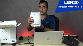 LBR20 Netgear Orbi 4G LTE AC2200 Setup [upl. by Nilad]