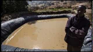 Ethiopian farmers use water harvesting techniques to fight climate change [upl. by Darrin]