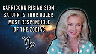 Capricorn Rising Sign Saturn Is Your Ruler Most Responsible of the Zodiac [upl. by Saberhagen]