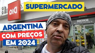 Está Caro Como estão os preços na Argentina compra de supermercado [upl. by Litnahc]