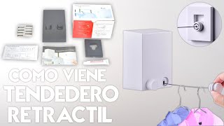 Instalacion de Tendedero de Ropa Plegable Moderno  TutorialUnboxing [upl. by Dnomso464]