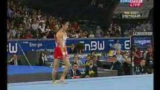 Makoto Okiguchi JPN Boden  Floor 2007 WM Stuttgart [upl. by Pandolfi]