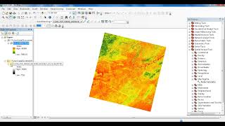 Radiometric Correction of Landsat Imagery using Arcgis [upl. by Llerdna34]