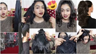 Hair Extension Tutorial Best amp Affordable Hair Extension Collection  How To Wear Hair Extensions [upl. by Maier]